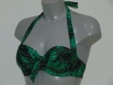 Missya Rose green/print padded bikini bra