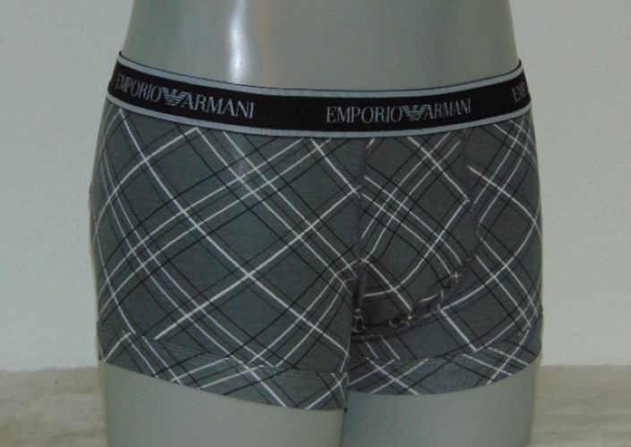 Armani Men's Trunk grey boxer short Armani Men's Trunk grey boxer short