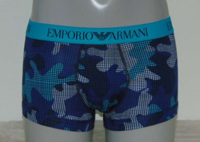 Armani Men's UNDERSWIM blue swim boxer Armani Men's UNDERSWIM blue swim boxer