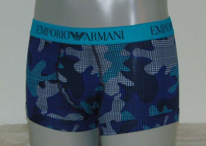 Armani Men's UNDERSWIM blue swim boxer Armani Men's UNDERSWIM blue swim boxer