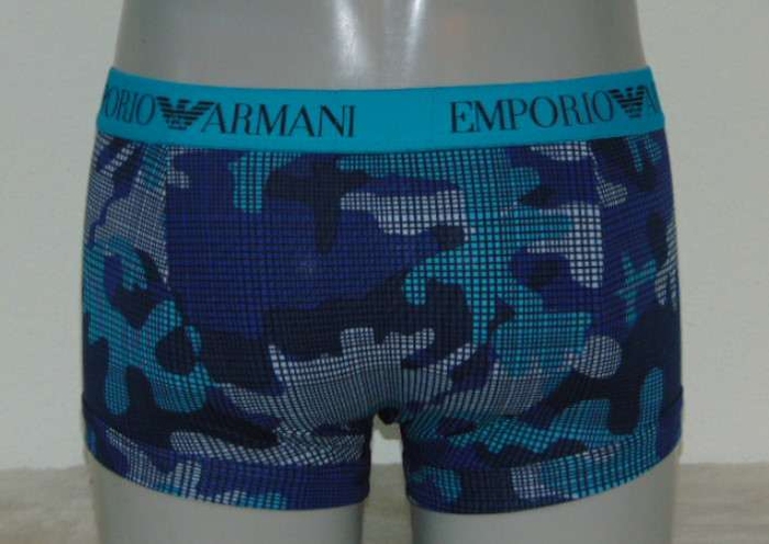 Armani Men's UNDERSWIM blue swim boxer Armani Men's UNDERSWIM blue swim boxer