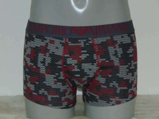Armani Men's Trunk grey/print trunk Armani Men's Trunk grey/print trunk