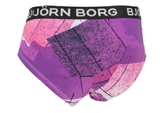 Björn Borg Woman Asphalt Court purple/print short