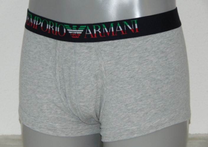Armani Men's Trunk grey boxer short Armani Men's Trunk grey boxer short
