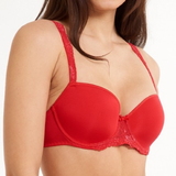 LingaDore Daily Lace red padded bra