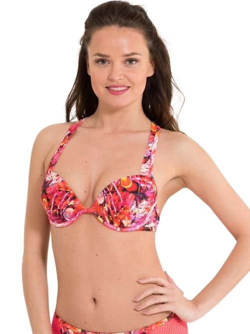 LingaDore Beach Paradise pink/print padded bikini bra LingaDore Beach Paradise pink/print padded bikini bra