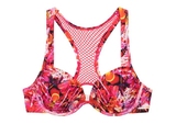 LingaDore Beach Paradise pink/print padded bikini bra