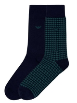 Armani Logo green socks
