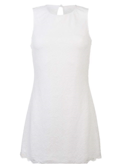 Sapph Powerfull muse off white dress