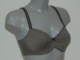 Eva Ashley mole grey soft-cup bra