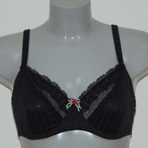 Eva Christa black soft-cup bra