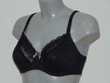 Eva Christa black soft-cup bra