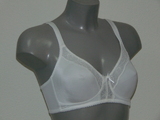Eva Mary Ann white wireless bra