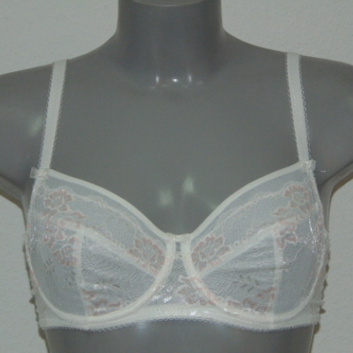Eva Fleur white soft-cup bra