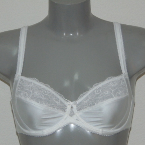 Eva Donna white soft-cup bra