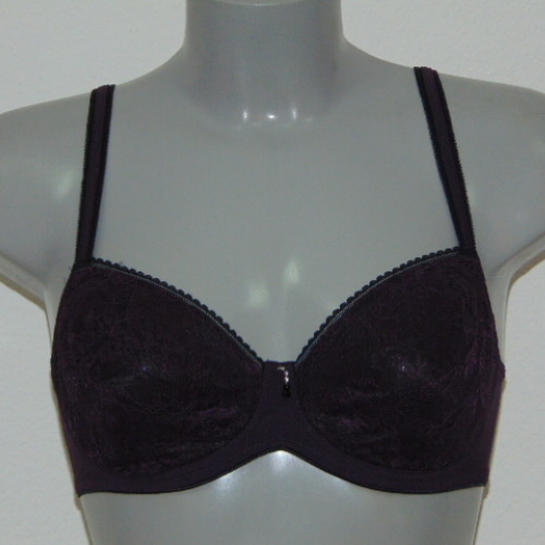 Eva Femme purple soft-cup bra