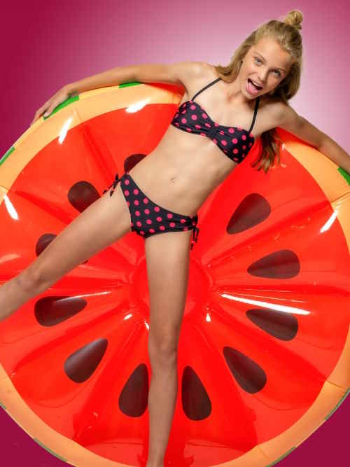 Boobs & Bloomers Pien black/red set Boobs & Bloomers Pien black/red set