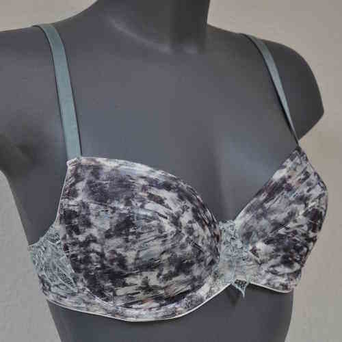 Eva Urban Cool green/print non-padded bra Eva Urban Cool green/print non-padded bra
