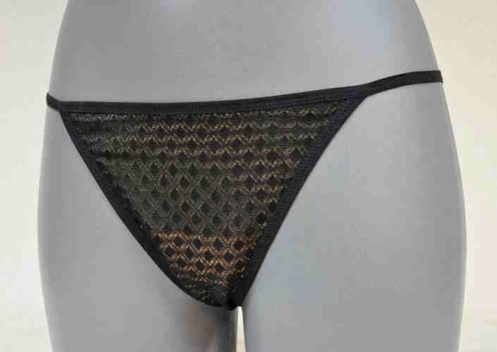 Eva Noir de Noir black thong Eva Noir de Noir black thong