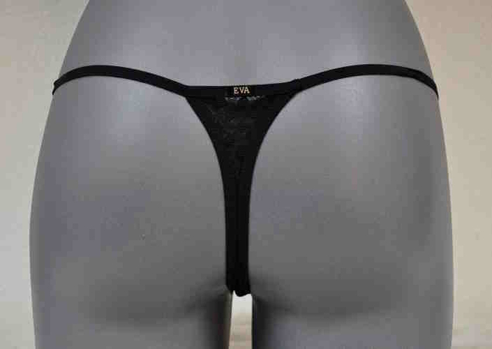 Eva Noir de Noir black thong Eva Noir de Noir black thong
