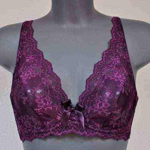 Eva In the Mood for Lace purple soft-cup bra