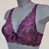 Eva In the Mood for Lace purple soft-cup bra