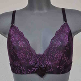 Eva In the Mood for Lace purple wireless bra