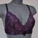 Eva In the Mood for Lace purple wireless bra