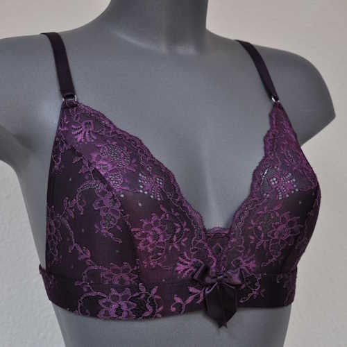 Eva In the Mood for Lace purple wireless bra Eva In the Mood for Lace purple wireless bra