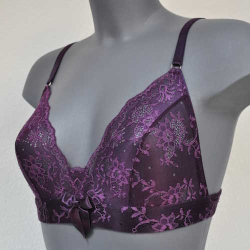 Eva In the Mood for Lace purple wireless bra Eva In the Mood for Lace purple wireless bra