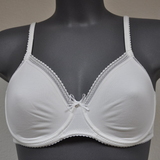 Eva Sybille white soft-cup bra