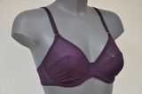 Eva Feminale purple soft-cup bra