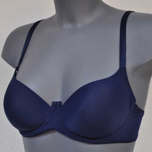Eva Feminale navy blue padded bra