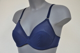 Eva Feminale navy blue soft-cup bra