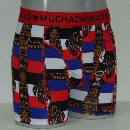Muchachomalo Inka blue/print boxer short Muchachomalo Inka blue/print boxer short