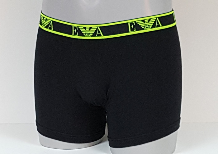 Armani Men's Eagle black/yellow boxer short Armani Men's Eagle black/yellow boxer short