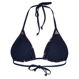 Sapph Beach Menton navy blue soft-cup bikini bra