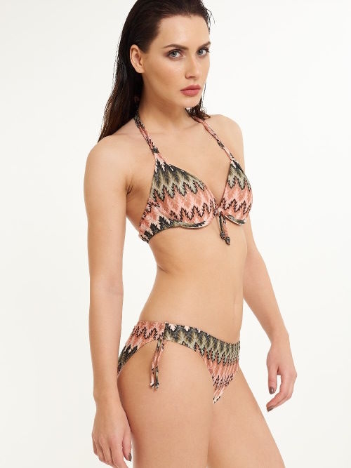 LingaDore Beach Neva pink/green padded bikini bra LingaDore Beach Neva pink/green padded bikini bra