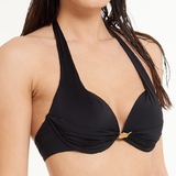 LingaDore Beach Trinity black padded bikini bra