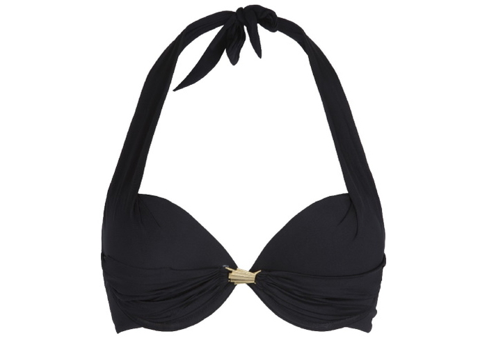LingaDore Beach Trinity black padded bikini bra LingaDore Beach Trinity black padded bikini bra