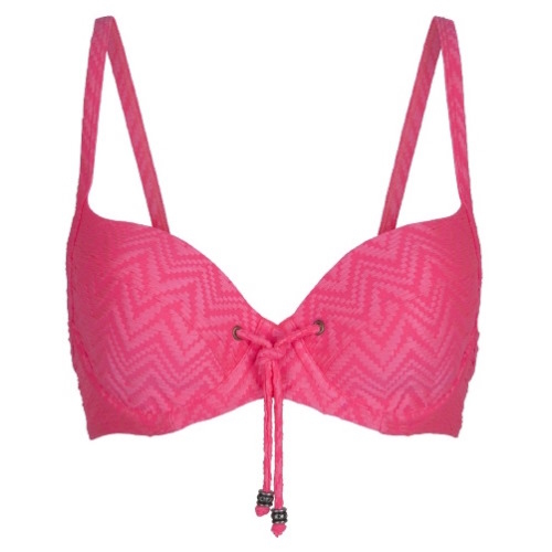 LingaDore Beach Juniper coral padded bikini bra LingaDore Beach Juniper coral padded bikini bra