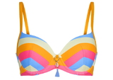LingaDore Beach Ember orange/print padded bikini bra