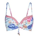 LingaDore Beach Iris blue/print padded bikini bra