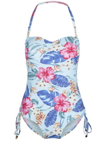 LingaDore Beach Iris blue/print bathingsuit