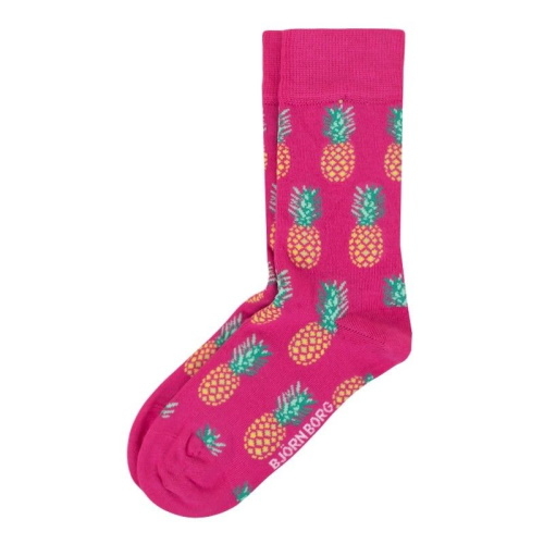 Björn Borg La PInapple pink/print socks