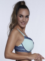 After Eden D-Cup & Up Wendy mint padded bra