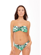 Nickey Nobel Forest green soft-cup bikini bra