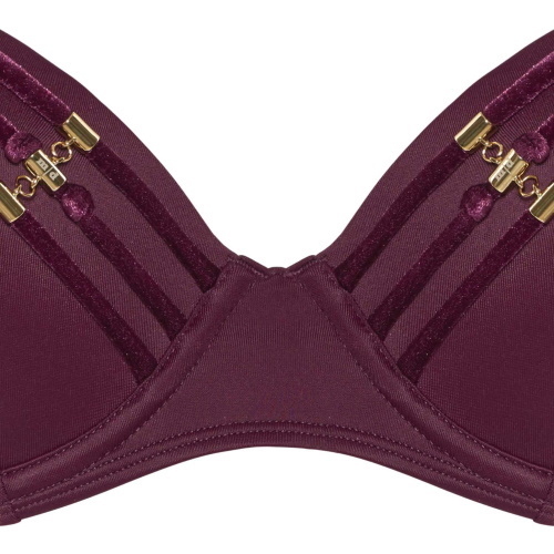 Marlies Dekkers Swimwear Velvet Kiss purple push up bikini bra Marlies Dekkers Swimwear Velvet Kiss purple push up bikini bra