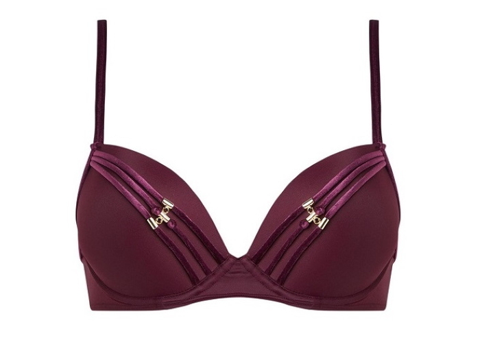 Marlies Dekkers Swimwear Velvet Kiss purple push up bikini bra Marlies Dekkers Swimwear Velvet Kiss purple push up bikini bra