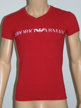Armani Logo red fashion